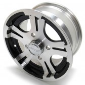 WHEEL,FRONT-ALUMINUM (12X6.0)(BLK)