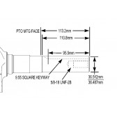 24 014 346-S CRANKSHAFT, NON-THRUST STYLE