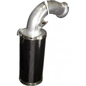 LIGHTWEIGHT SILENCER CARBON FIBER