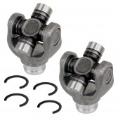 PAIR FRONT DRIVE SHAFT YOKE W/U-JOINT